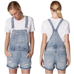 BlankNYC Denim Distressed Punch Line Shortalls